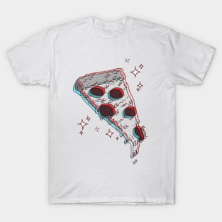 3 Dimensional Pizza T-Shirt